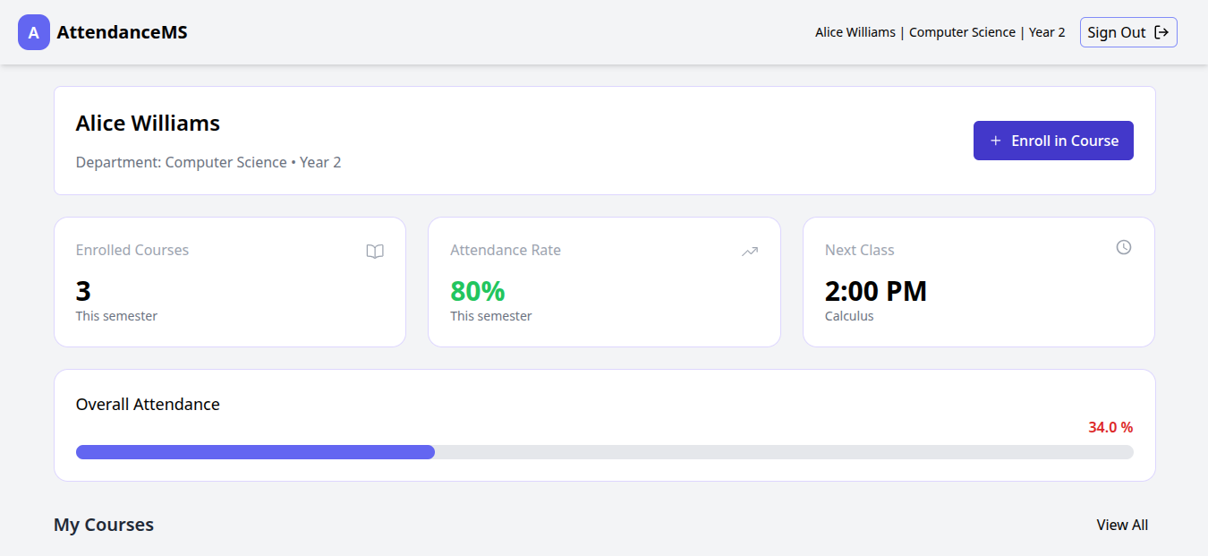 Attendance Monitoring System